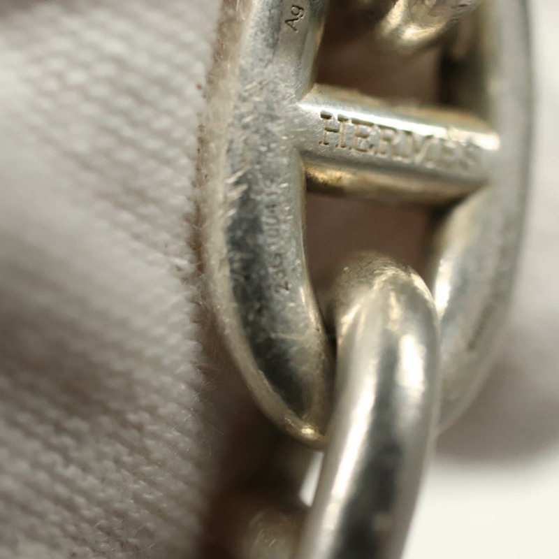 【日本直送】愛馬仕 Chene Dunkle MM 手鐲 AG925 17 節銀質 Auth 135953SM-9