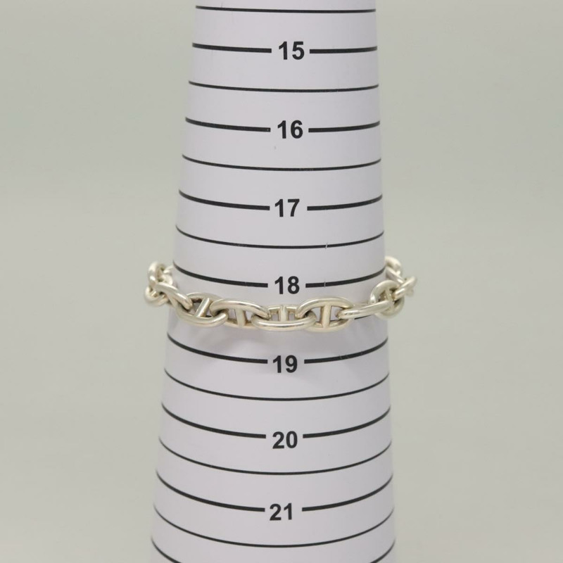 【日本直送】愛馬仕 Chene Dunkle MM 手鐲 AG925 17 節銀質 Auth 135953SM-10