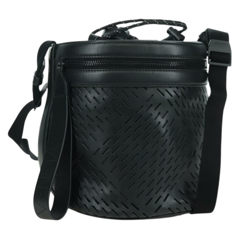 【日本直送】BOTTEGA VENETA 黑色真皮單肩包 正品 bs33399V-0