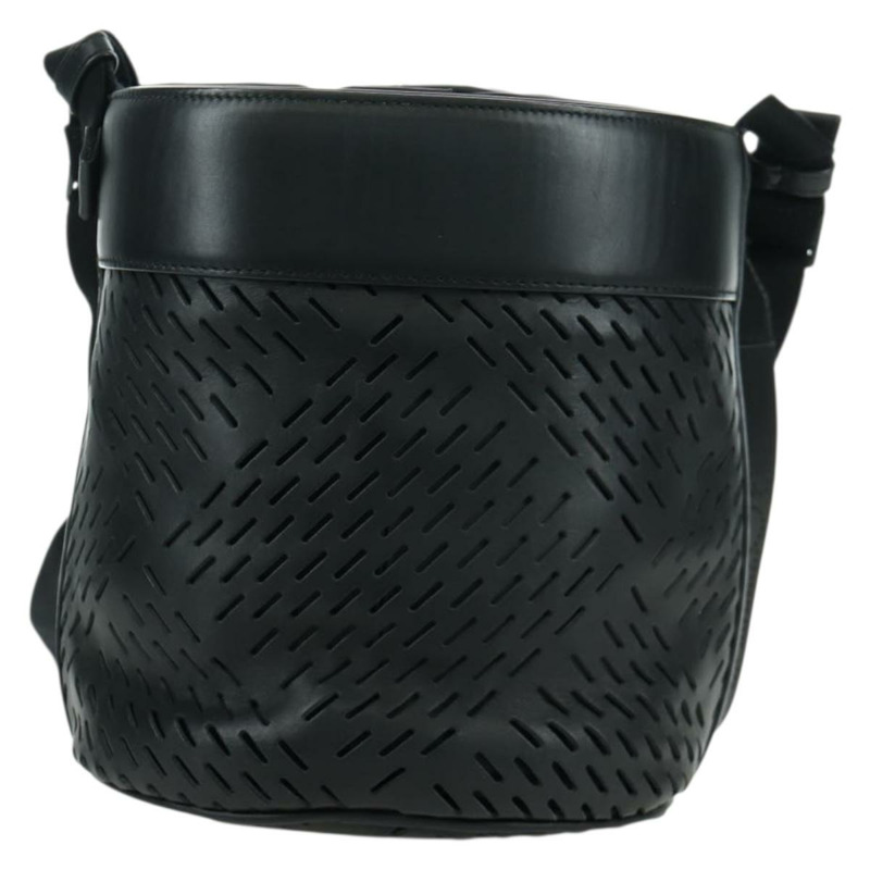 【日本直送】BOTTEGA VENETA 黑色真皮單肩包 正品 bs33399V-2