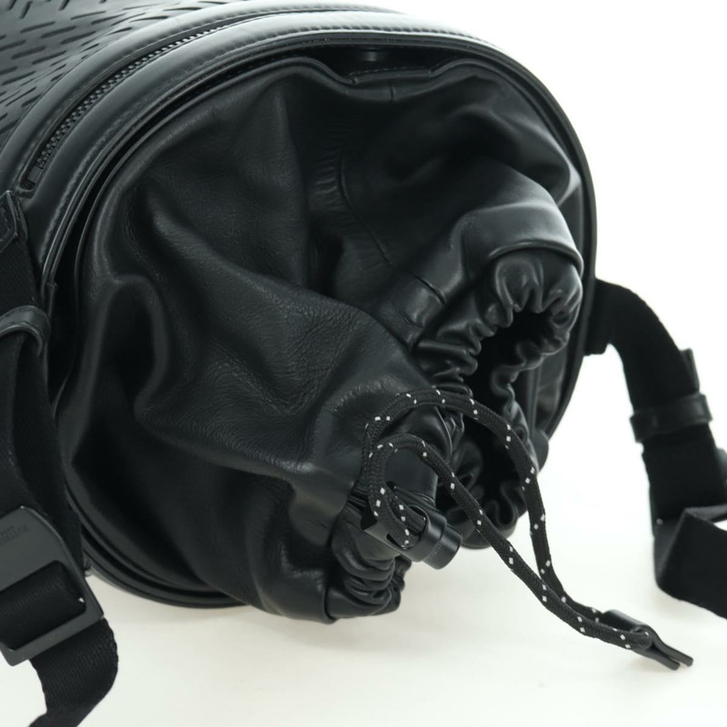 【日本直送】BOTTEGA VENETA 黑色真皮單肩包 正品 bs33399V-5