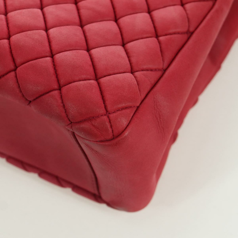 【日本直送】香奈兒紅色皮革鏈條單背包 CC 正品 173242SAV-11