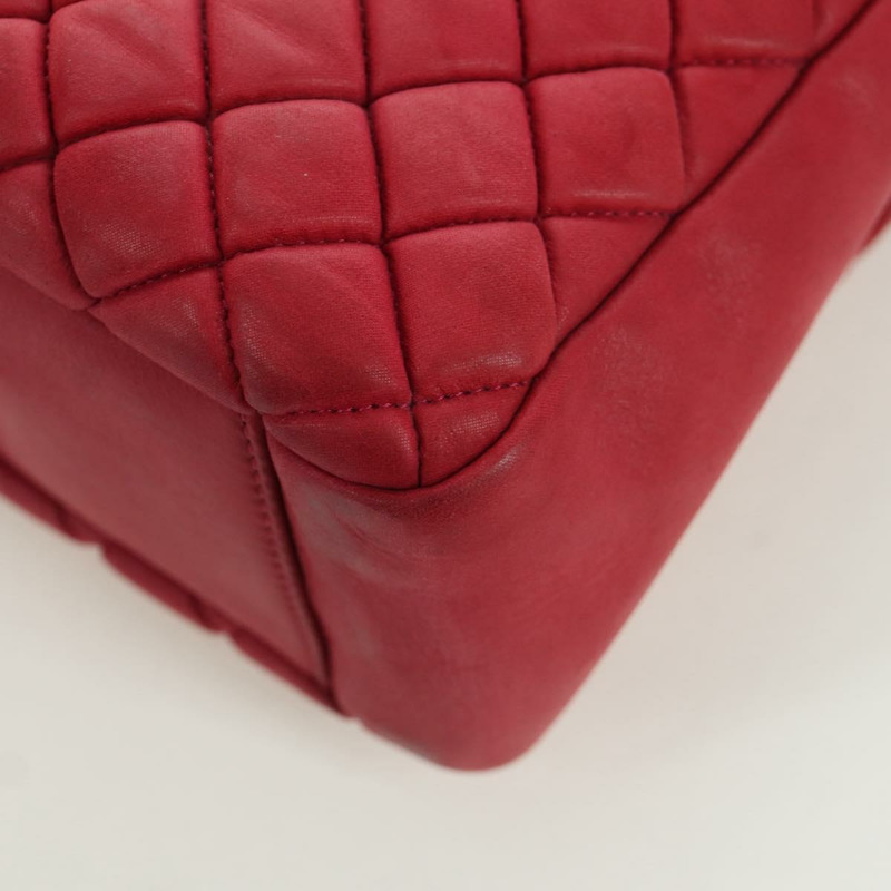 【日本直送】香奈兒紅色皮革鏈條單背包 CC 正品 173242SAV-13