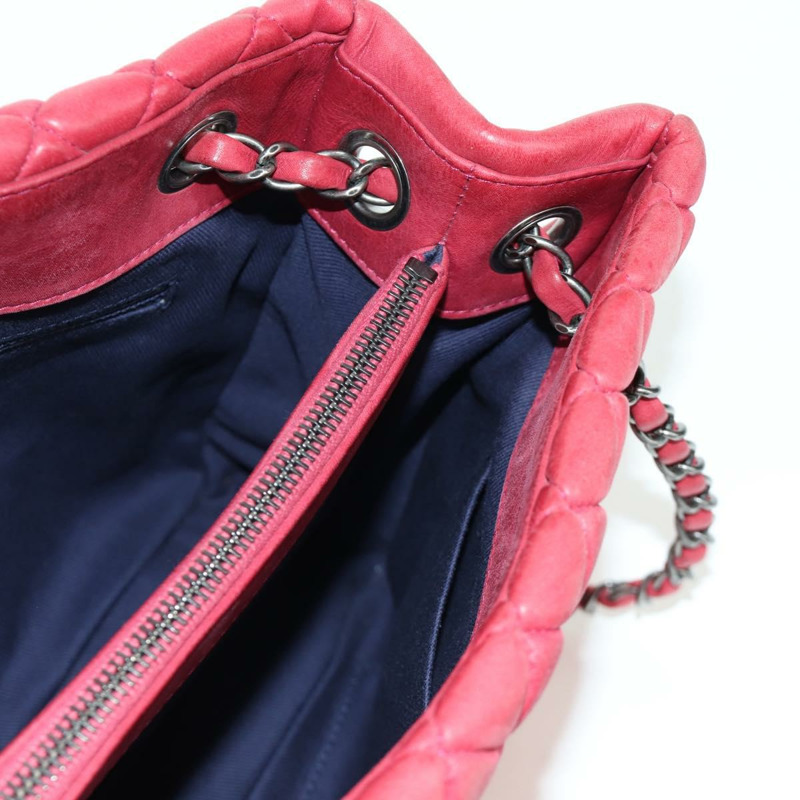 【日本直送】香奈兒紅色皮革鏈條單背包 CC 正品 173242SAV-18