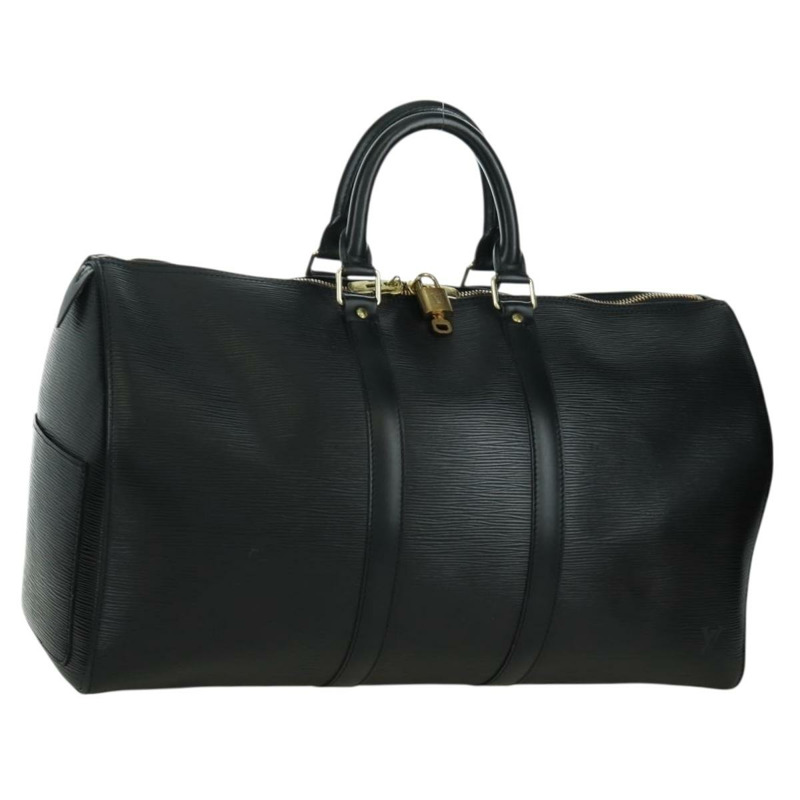 【日本直送】路易威登 Epi Keepall 45 波士頓包 黑色 M42972 LV 正品 166038V-0