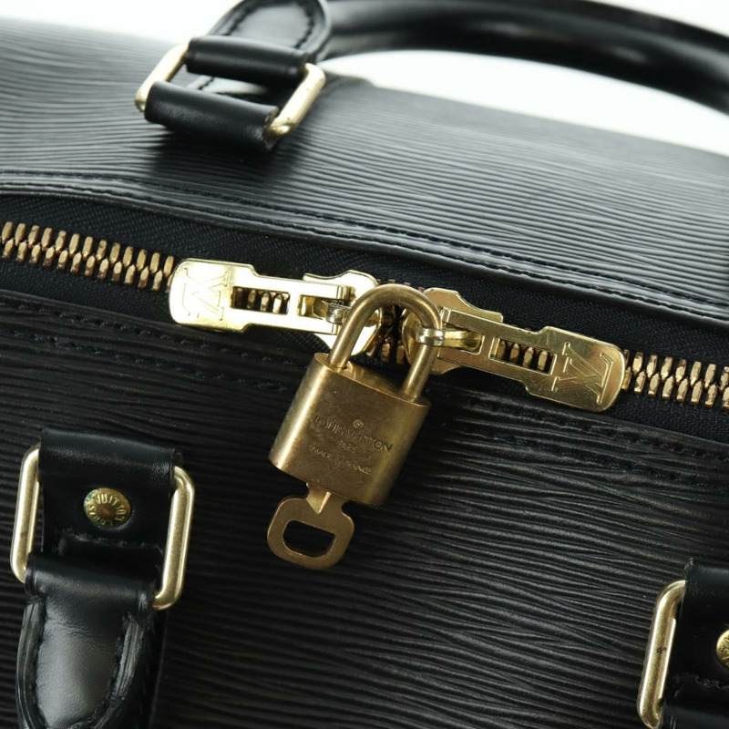 【日本直送】路易威登 Epi Keepall 45 波士頓包 黑色 M42972 LV 正品 166038V-8