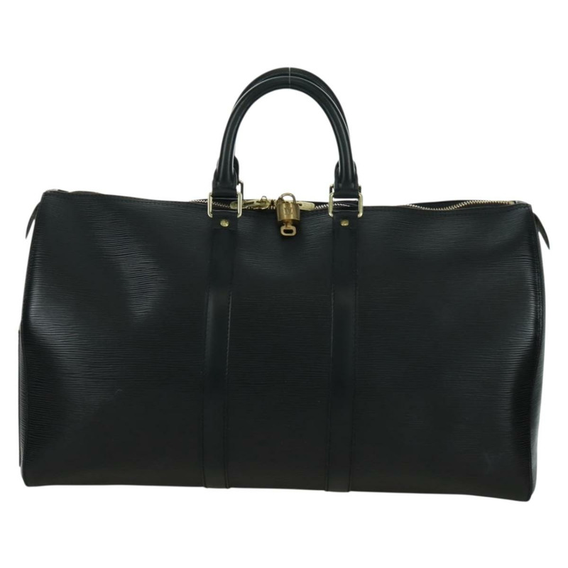 【日本直送】路易威登 Epi Keepall 45 波士頓包 黑色 M42972 LV 正品 166038V-12