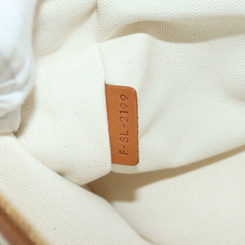 【日本直送】CELINE Horizontalkava 手提包 帆布 白色 金色 Auth mr2066M-25