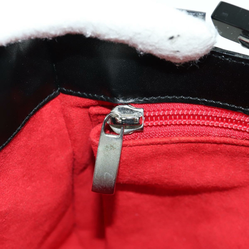 【日本直送】Salvatore Ferragamo Gancini 手提包，黑色銀色真皮，正品，貨號 172480V-19