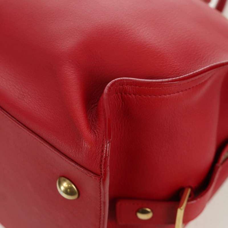 【日本直送】SAINT LAURENT Cabas 經典款手提包，皮革材質，紅色/金色，貨號 311208，正品編號 172487M-12