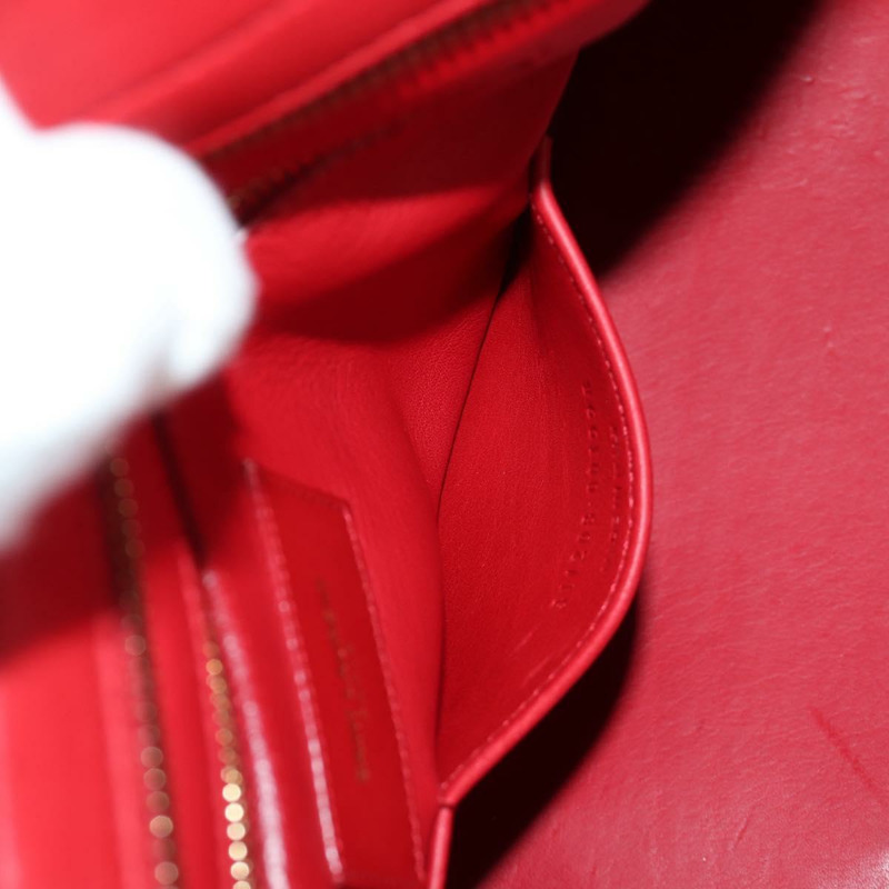 【日本直送】SAINT LAURENT Cabas 經典款手提包，皮革材質，紅色/金色，貨號 311208，正品編號 172487M-23