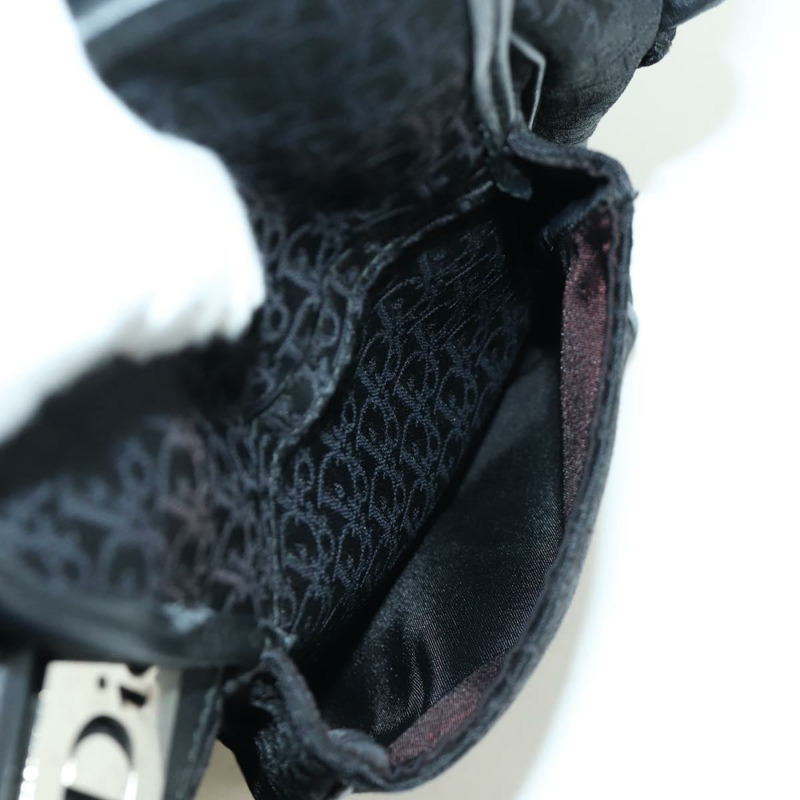 【日本直送】Christian Dior Trotter帆布街頭時尚手袋 黑色銀色 正品 172976SAV-18