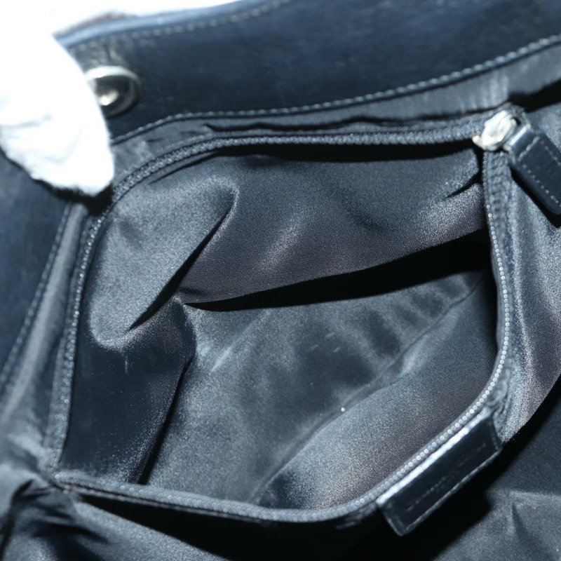 【日本直送】Christian Dior Trotter帆布街頭時尚手袋 黑色銀色 正品 172976SAV-25