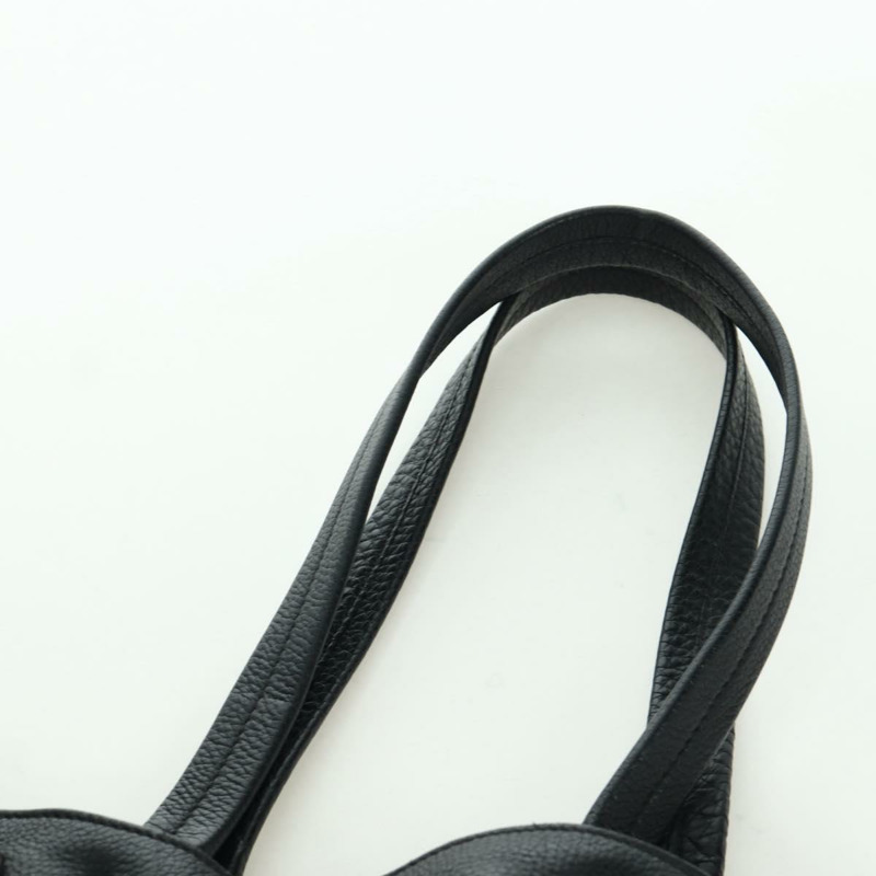 【日本直送】PRADA 托特包 皮革 黑色 銀色 正品 172907SAV-7