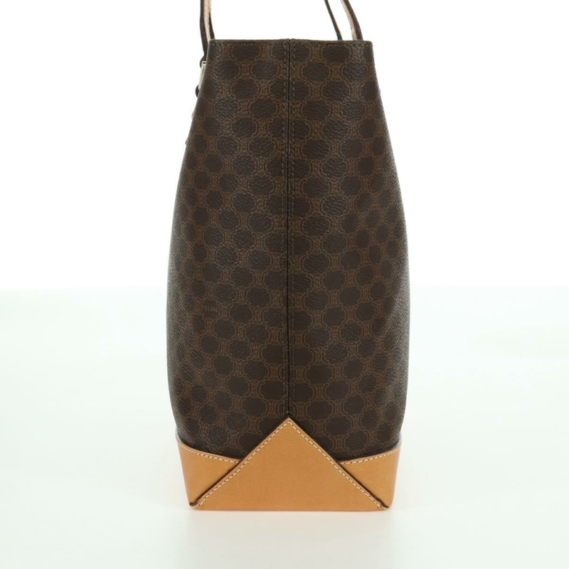 【日本直送】CELINE Macadam帆布托特包 PVC皮革 棕色 金色 正品 172793V-3