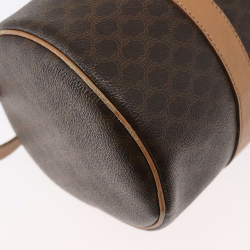 【日本直送】CELINE Macadam帆布手提包 PVC皮革 棕色 金色 正品 171455V-11