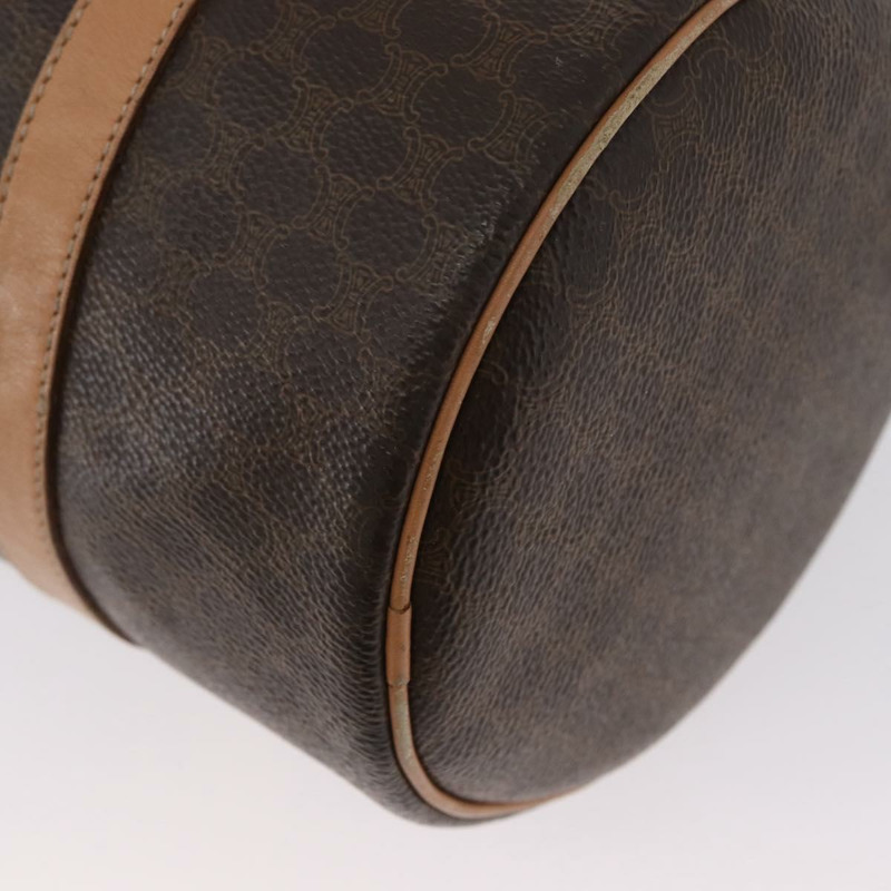 【日本直送】CELINE Macadam帆布手提包 PVC皮革 棕色 金色 正品 171455V-12