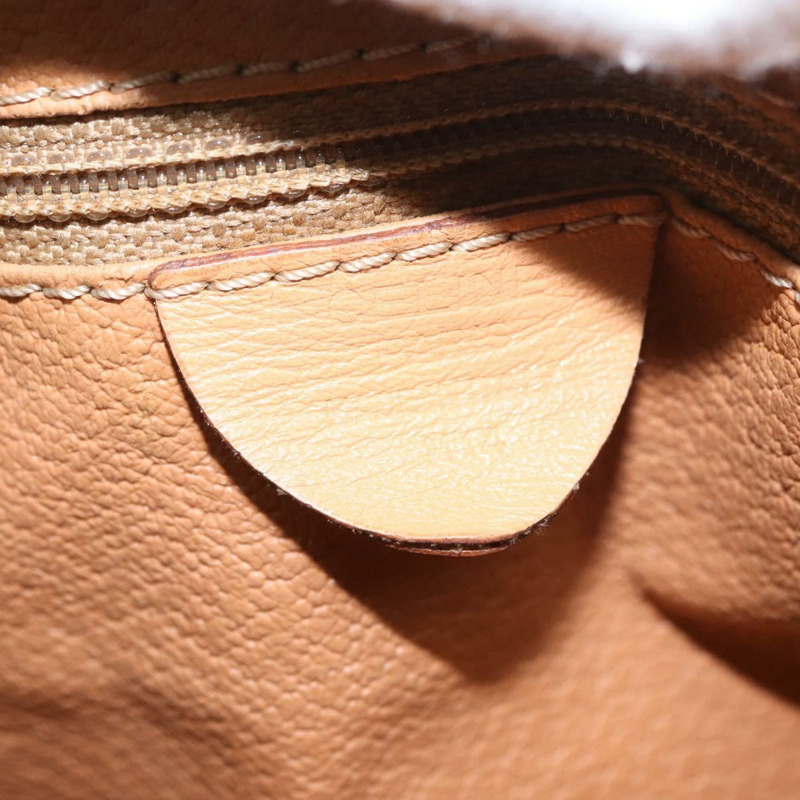 【日本直送】CELINE Macadam帆布手提包 PVC皮革 棕色 金色 正品 171455V-14