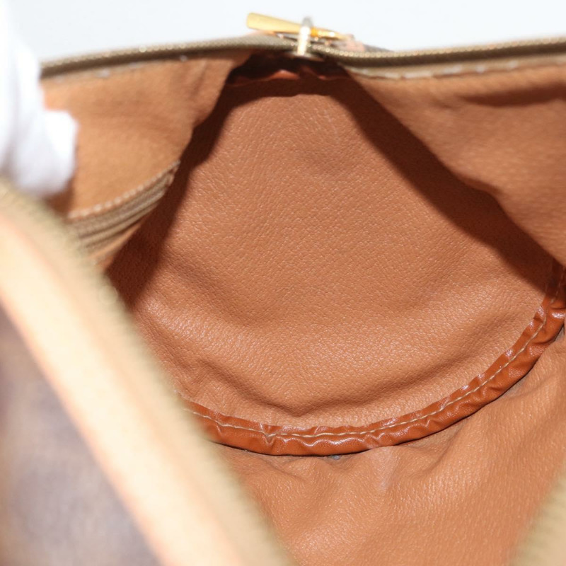 【日本直送】CELINE Macadam帆布手提包 PVC皮革 棕色 金色 正品 171455V-16