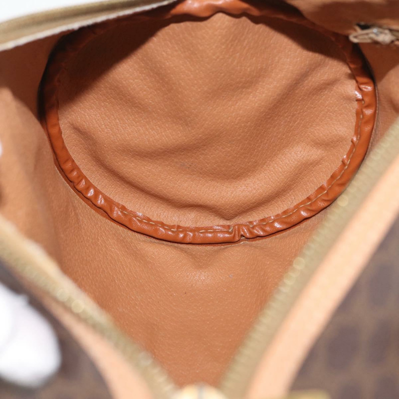 【日本直送】CELINE Macadam帆布手提包 PVC皮革 棕色 金色 正品 171455V-17