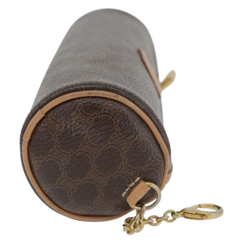 【日本直送】CELINE Macadam帆布手提包 PVC皮革 棕色 金色 正品 171455V-22