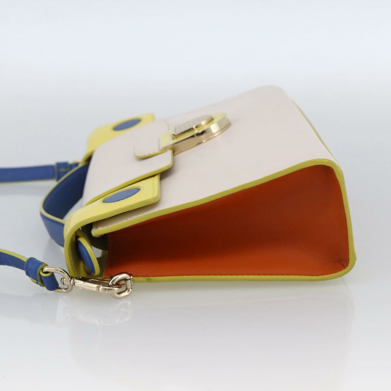 【日本直送】Christian Dior 皮革肩背包 多色金色 Auth LNZ023V-3