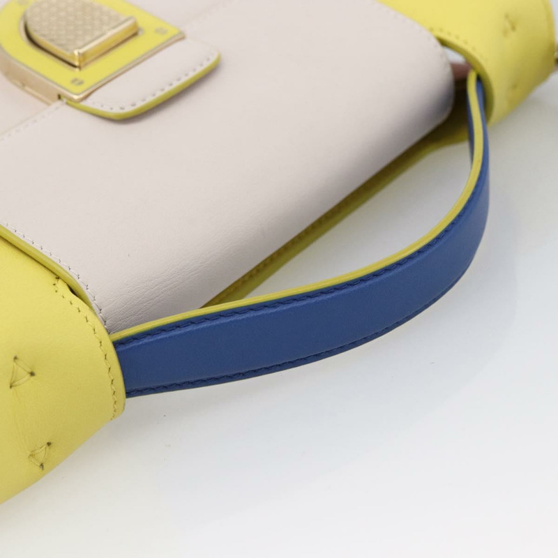 【日本直送】Christian Dior 皮革肩背包 多色金色 Auth LNZ023V-6