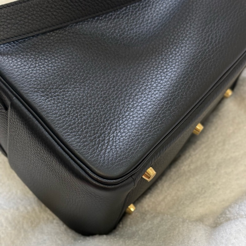 (台灣購證🇹🇼）Hermes lindy26 黑金 W刻 ✨膠膜未撕-7
