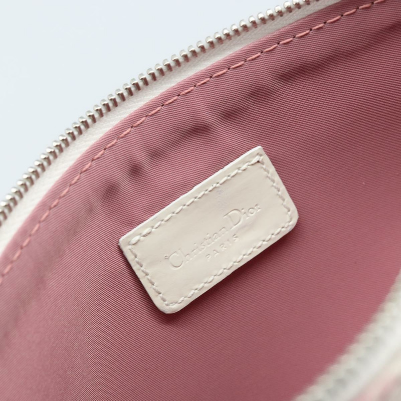 【日本直送】Christian Dior Trotter帆布馬鞍包 PVC 粉紅銀色 正品 ki6567SAV-16