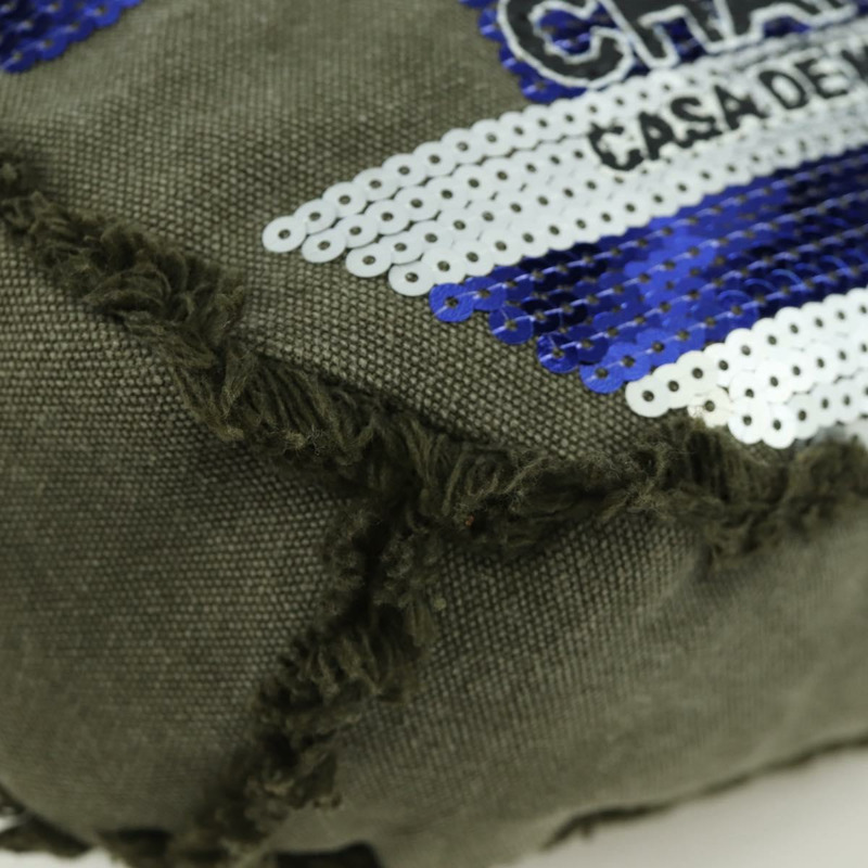 【日本直送】香奈兒哈瓦那鏈條單背包帆布卡其色 CC 正品 168321SAM-10