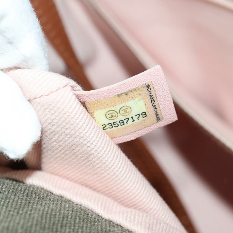 【日本直送】香奈兒哈瓦那鏈條單背包帆布卡其色 CC 正品 168321SAM-25