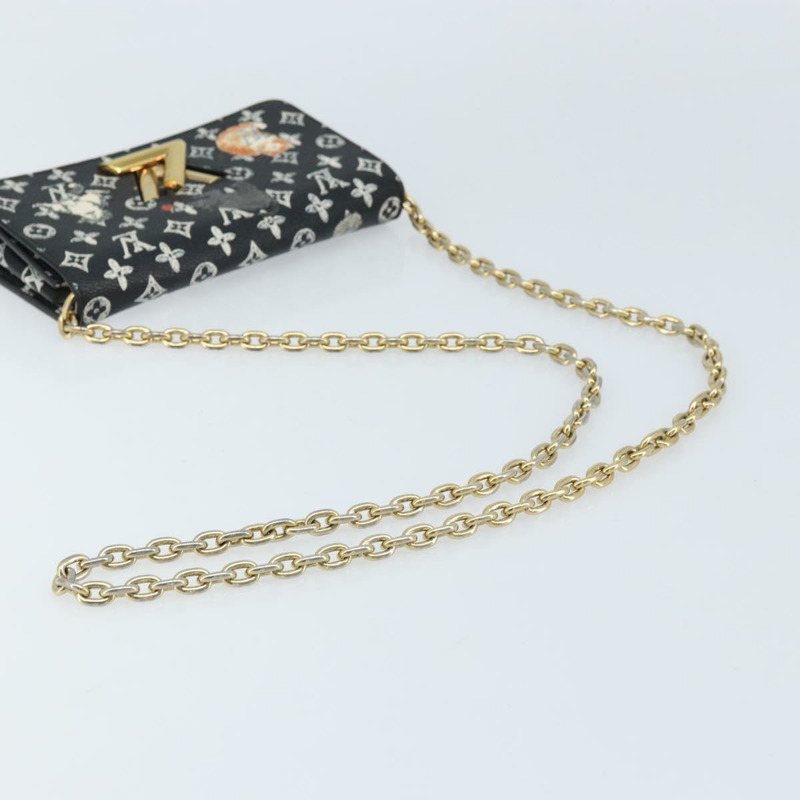 【日本直送】路易威登 Catgram Portefeuille Twist 鏈條包 黑色 M63888 LV 正品 173312SM-6