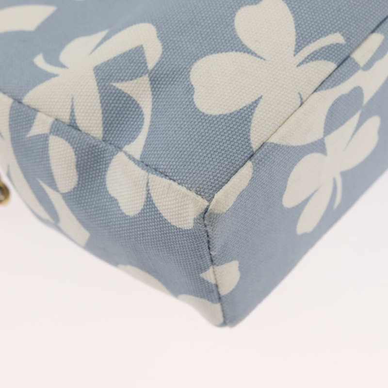 【日本直送】香奈兒鏈條肩背包 帆布 淺藍色 金色 CC 標誌 正品 173315SAV-11