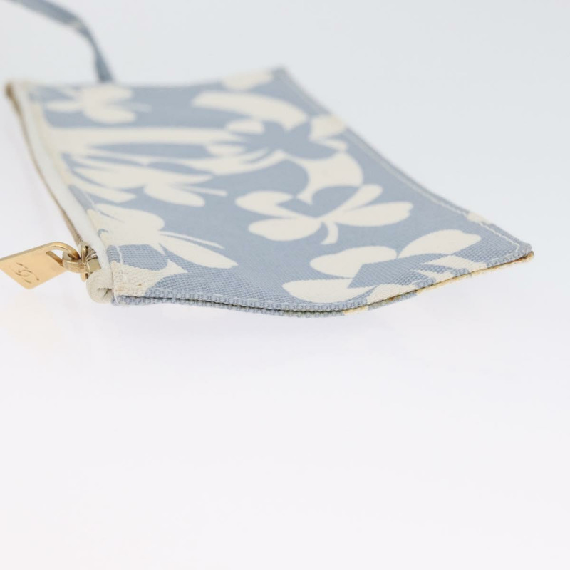 【日本直送】香奈兒鏈條肩背包 帆布 淺藍色 金色 CC 標誌 正品 173315SAV-21