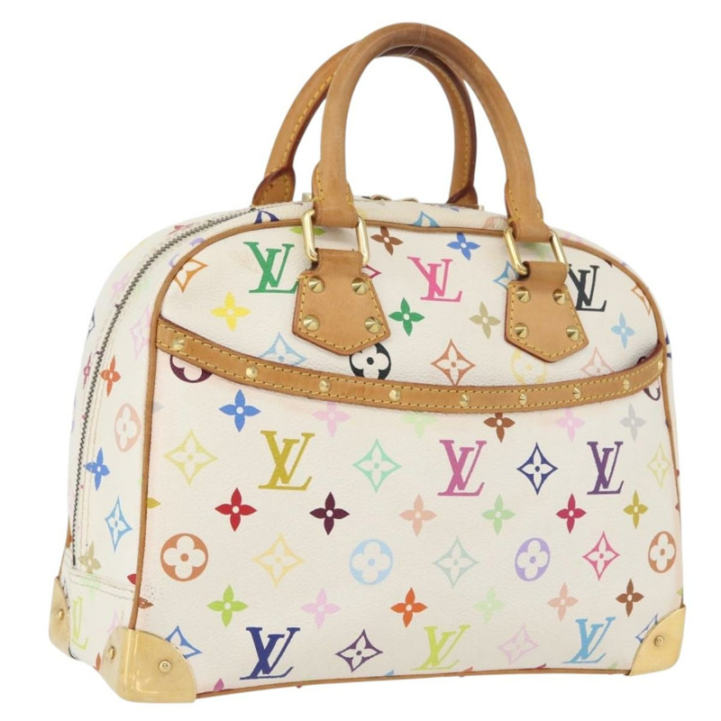 【日本直送】路易威登 Monogram Multicolor Trouville 白色手袋 M92663 LV 正品 BA11135-0