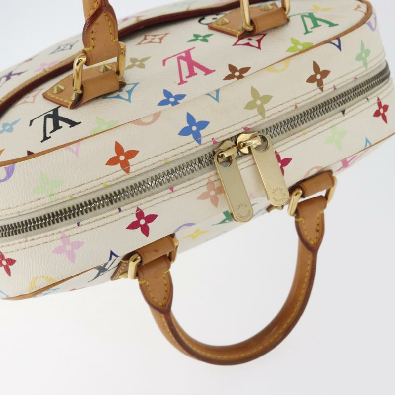【日本直送】路易威登 Monogram Multicolor Trouville 白色手袋 M92663 LV 正品 BA11135-5