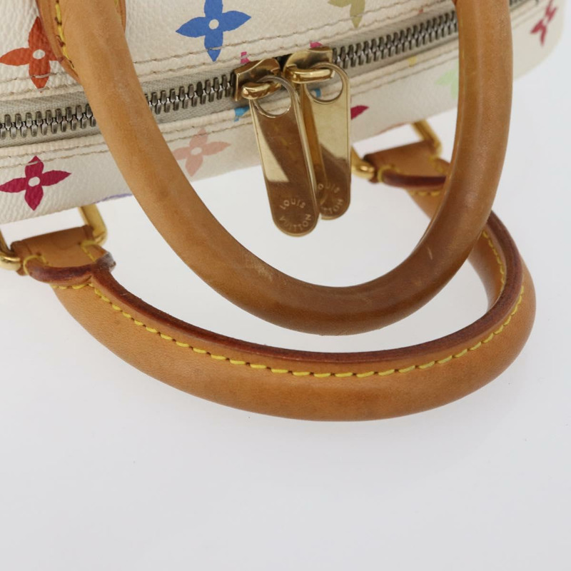 【日本直送】路易威登 Monogram Multicolor Trouville 白色手袋 M92663 LV 正品 BA11135-6