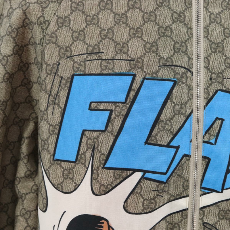 【日本直送】GUCCI GG Supreme 唐老鴨 PVC 米色外套 正品 167030SM-5