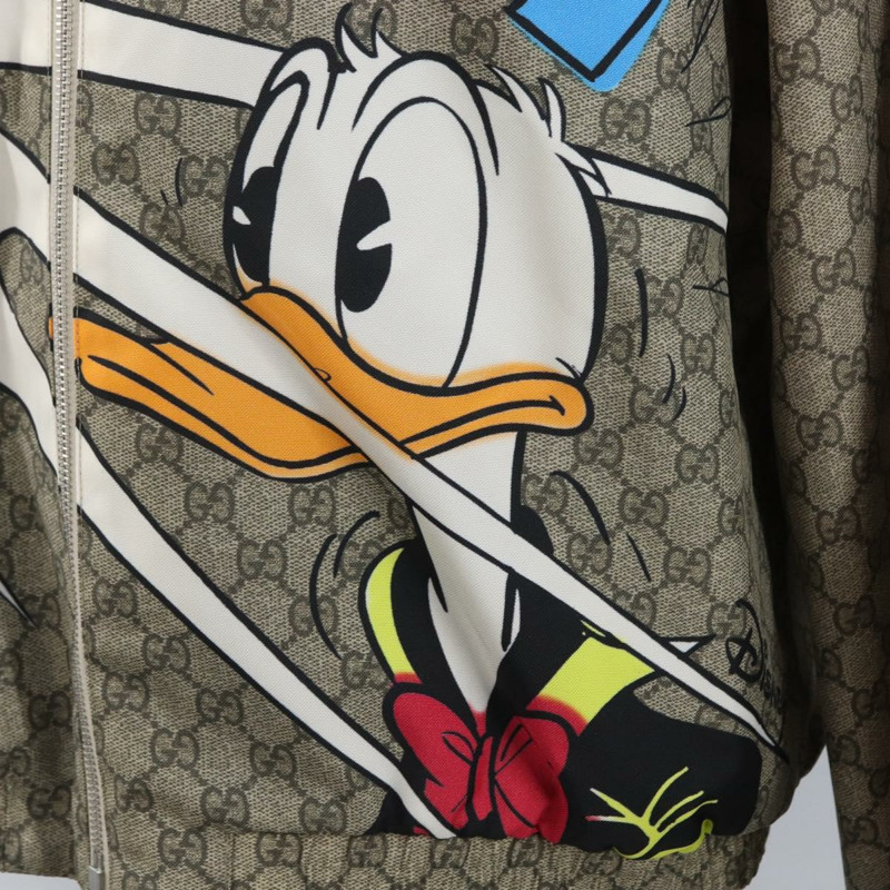 【日本直送】GUCCI GG Supreme 唐老鴨 PVC 米色外套 正品 167030SM-7