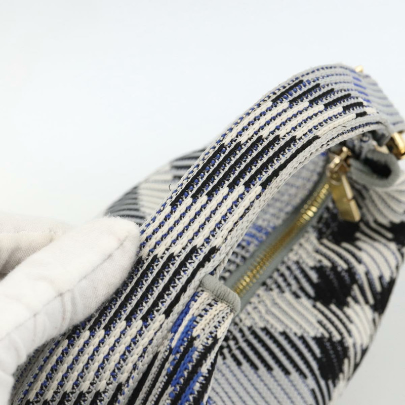 【日本直送】BURBERRY Nova 格紋帆布手提包 淺藍色 金色 正品 LNZ422SAM-7