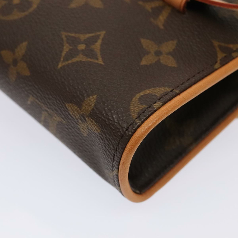 【日本直送】路易威登 Monogram Pochette Florentine 腰包 M51855 LV Auth 88916V-16