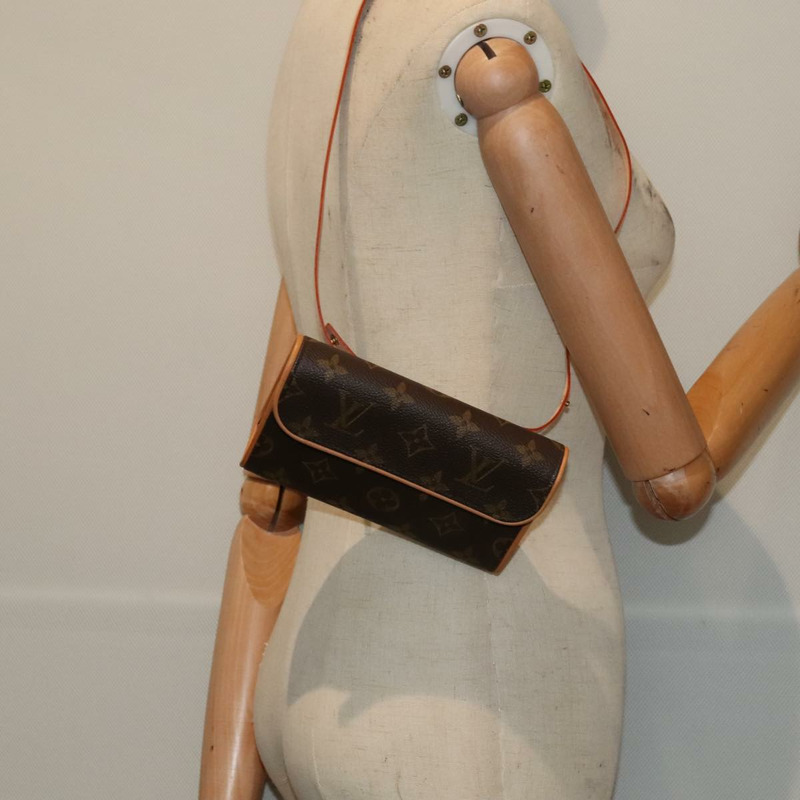【日本直送】路易威登 Monogram Pochette Florentine 腰包 M51855 LV Auth 88916V-24