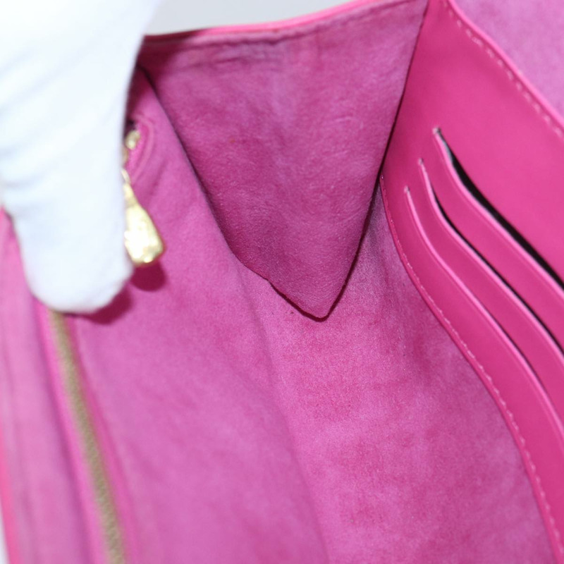 【日本直送】路易威登 Monogram Pochette Courtney 手袋，壓花皮革，粉紅色，正品 yk14516SAV-19