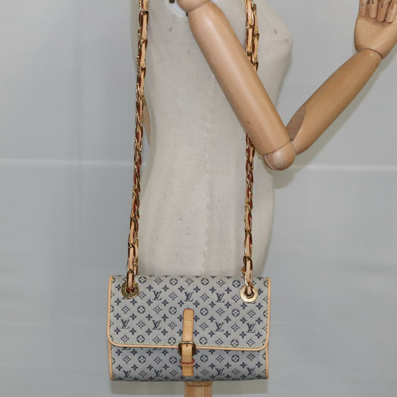 【日本直送】路易威登 Monogram Mini Camille 鏈條肩背包 藍色 M92002 正品 98527SAV-21