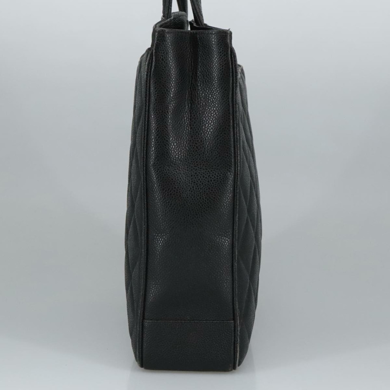 【日本直送】香奈兒 (CHANEL) Matelasse 手袋，魚子醬紋皮革，黑色，CC 標誌，正品編號 101307M-2