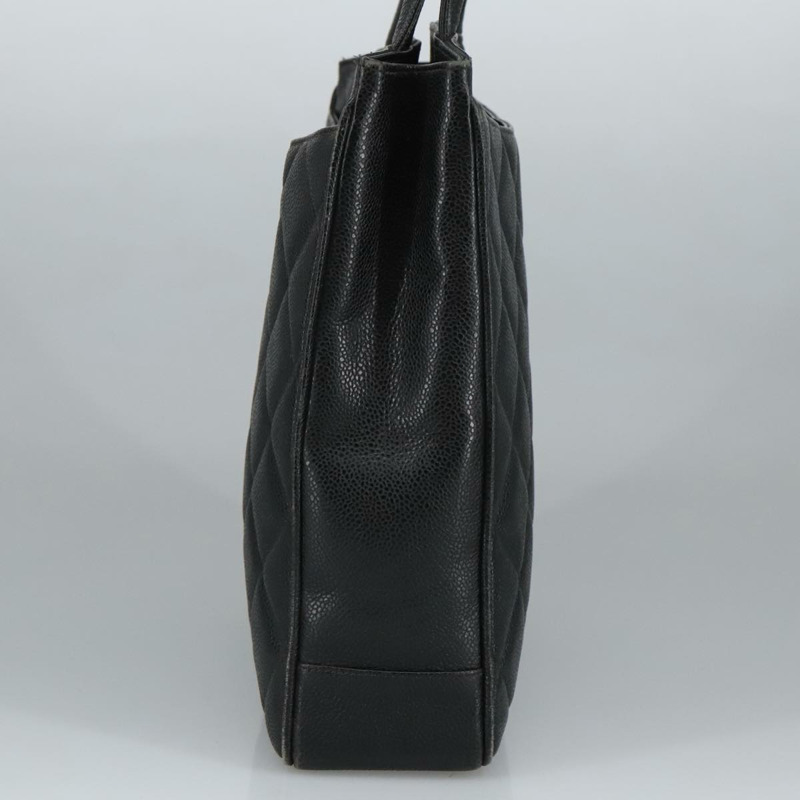 【日本直送】香奈兒 (CHANEL) Matelasse 手袋，魚子醬紋皮革，黑色，CC 標誌，正品編號 101307M-3