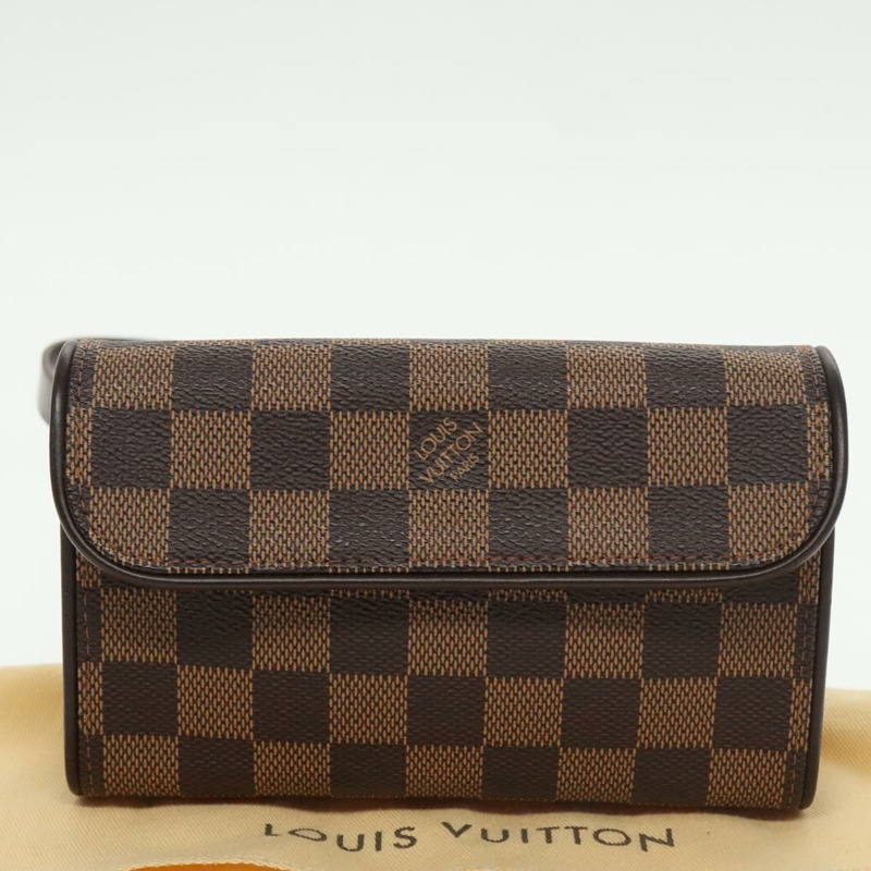 【日本直送】路易威登 Damier Ebene Pochette 佛羅倫薩腰包 N51856 LV 正品 102487V-11