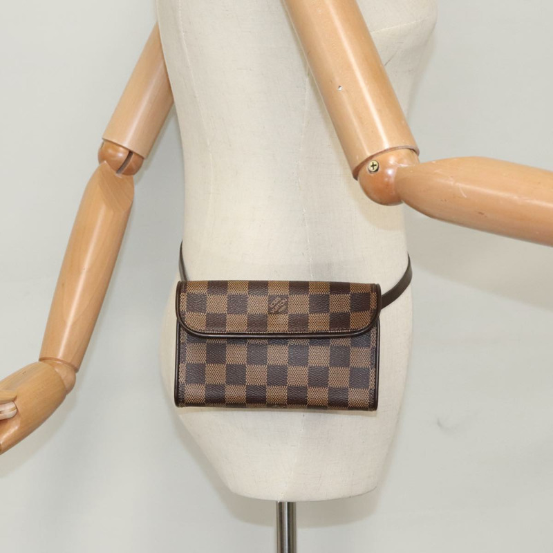 【日本直送】路易威登 Damier Ebene Pochette 佛羅倫薩腰包 N51856 LV 正品 102487V-24