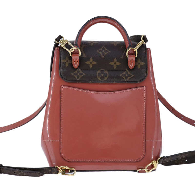 【日本直送】路易威登 Monogram Vernis Hot Springs 粉紅雙肩包 M53545 LV 正品 91559SAM-1