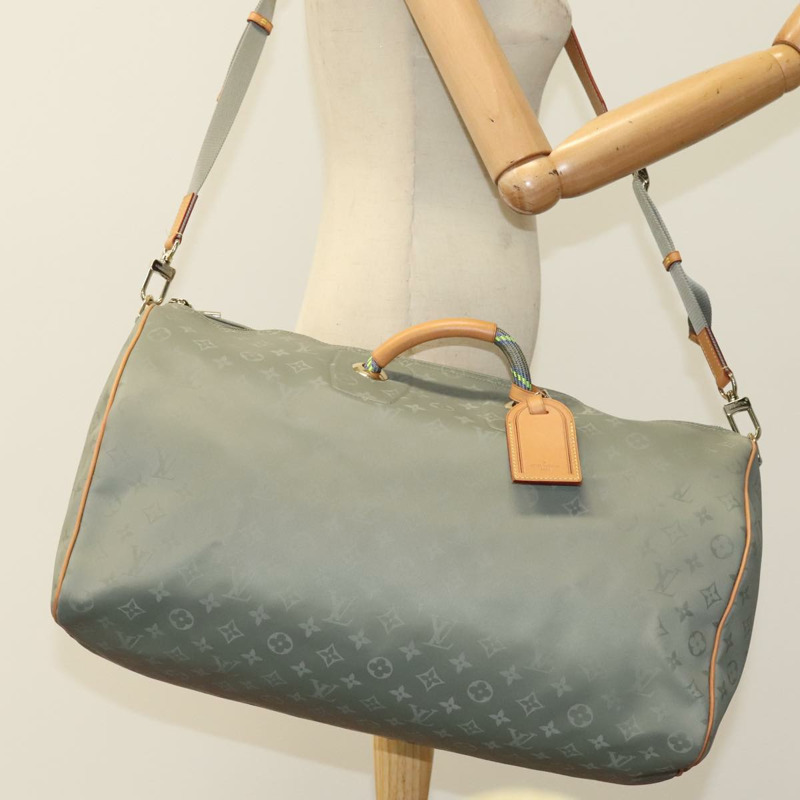 【日本直送】路易威登鈦金屬 Keepall Bandouliere 50 旅行包 銀色 M43886 LV 正品 108706SM-24